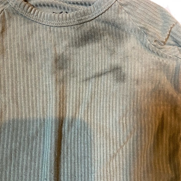 Little Sleepies Ribbed One Piece in Green - Picture 2 of 3